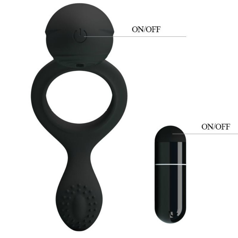 For Him Pretty Love - Ethel Vibrationsring mit Stimulator