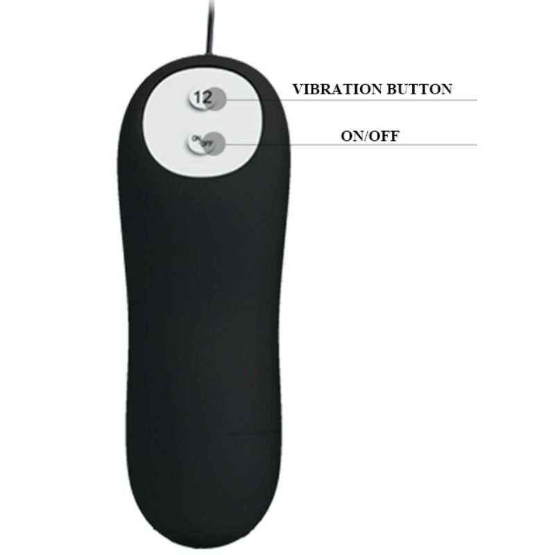 Anal Toys Pretty Love - Anal Plug Ankerform Silikon 12 Vibrationsmo...