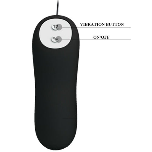 Anal Toys Pretty Love - Anal Plug Ankerform Silikon 12 Vibrationsmo...