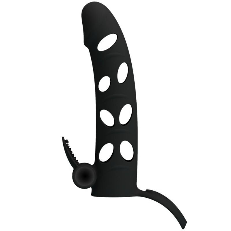 For Him Pretty Love - Silikonhülle mit Vibration 15.2 cm