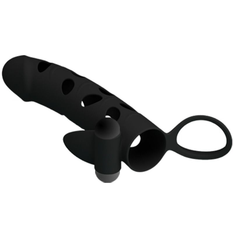 For Him Pretty Love - Silikonhülle mit Vibration 15.2 cm