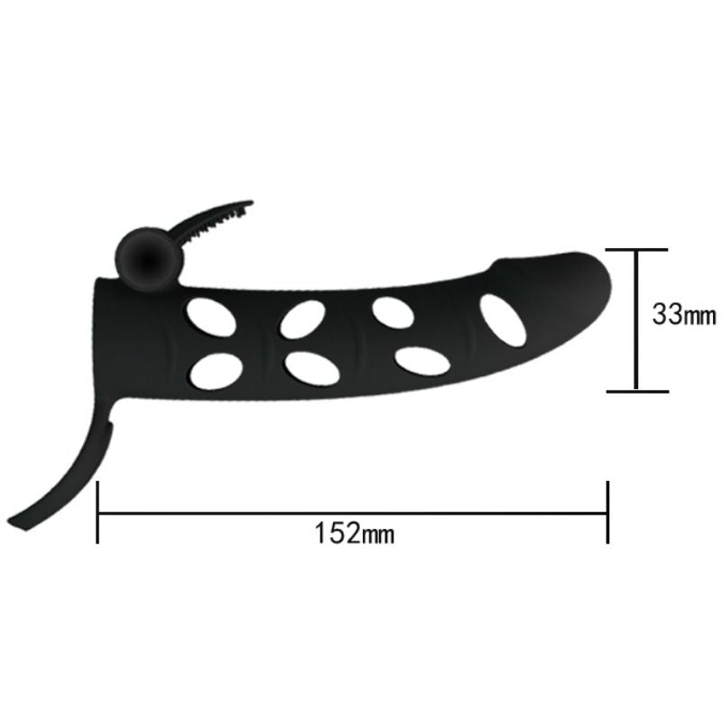 For Him Pretty Love - Silikonhülle mit Vibration 15.2 cm