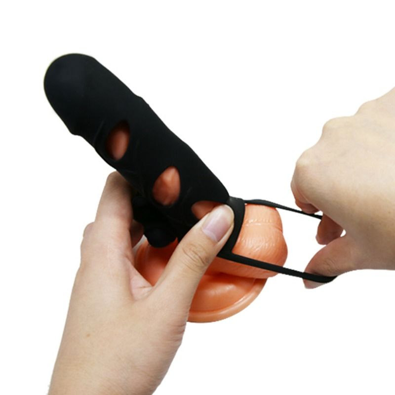 For Him Pretty Love - Silikonhülle mit Vibration 14 cm 1.0