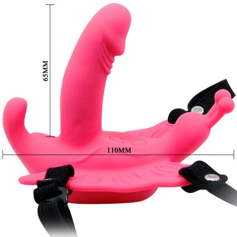 Baile Stimulating Baile - Ultra Liches Schmetterlingsgeschirr mit F...