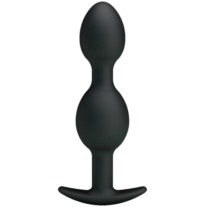 Pretty Love – Silikon Analkugeln 12.5 Cm Schwarz