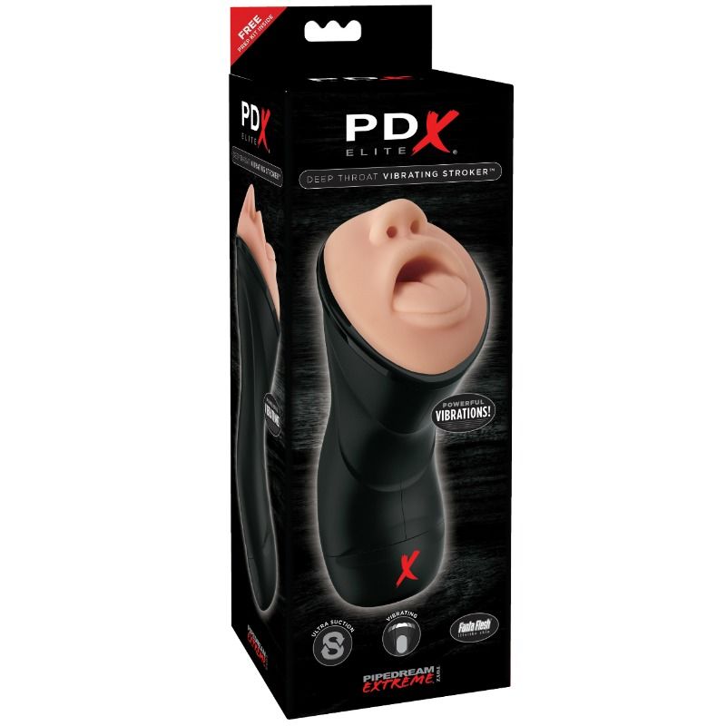 Pdx Elite Deep Throat Vibrierender Stroker