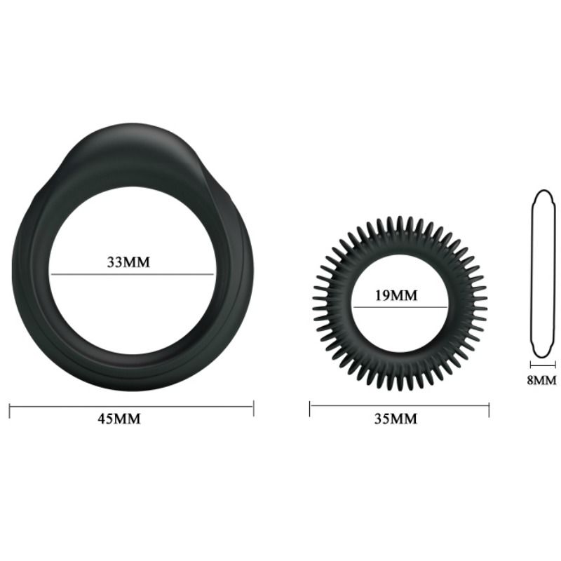 Baile for Him Kit 2 Silikonringe Ring Manhood