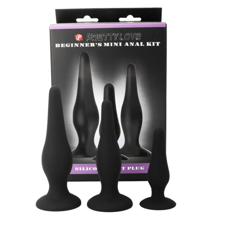 Anal Toys Pretty Love - Analplugs Silikon Initiations Kit