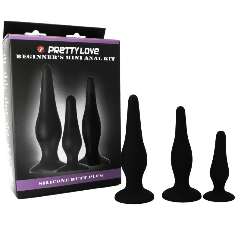 Anal Toys Pretty Love - Analplugs Silikon Initiations Kit