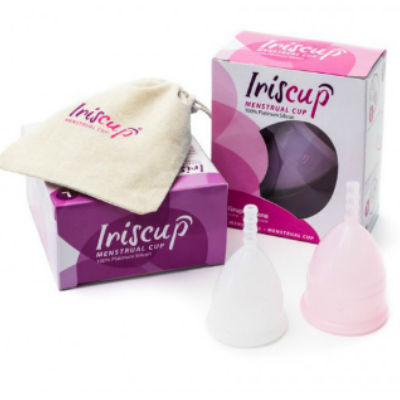 Iriscup Kleiner Rosa Monatsbecher a + Kostenloser Sterilisatorbeutel