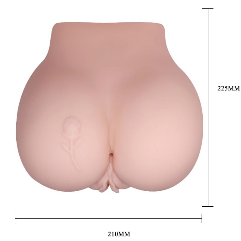 Crazy Bull Vagina und Anus mit Realistischem Tattoo mit Vibration