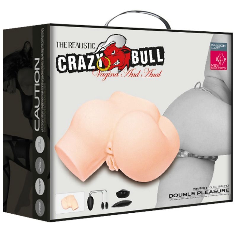 Crazy Bull Hintern mit Realistischer Vagina und Anus und Vibration