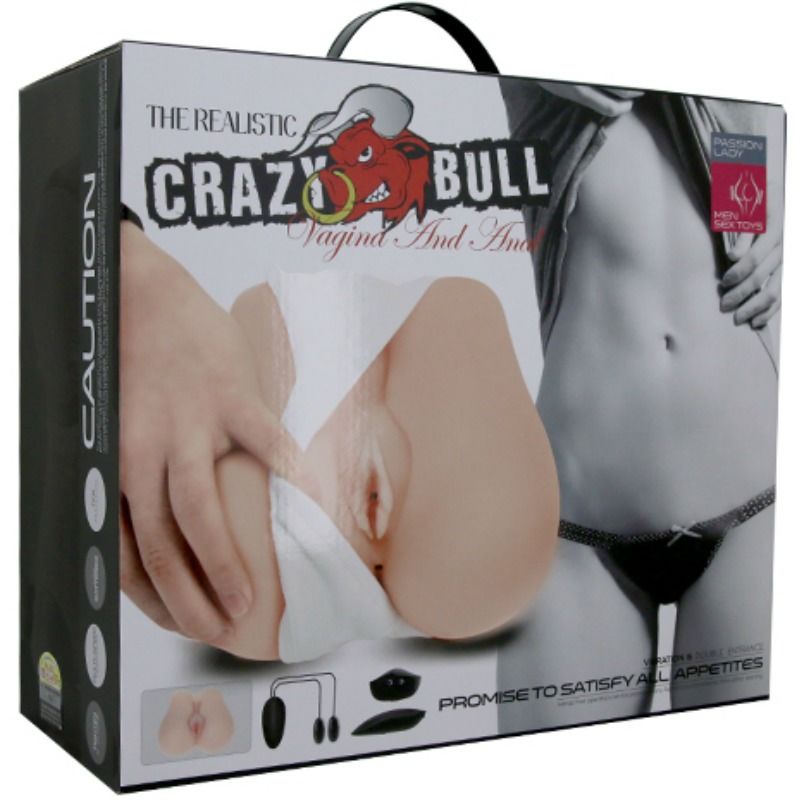 Crazy Bull Realistische Vagina und Anus mit Vibrationsposition 3