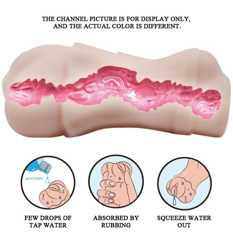 Crazy Bull Water Skin Vagina Masturbador mit Vibrierender Bullet 2