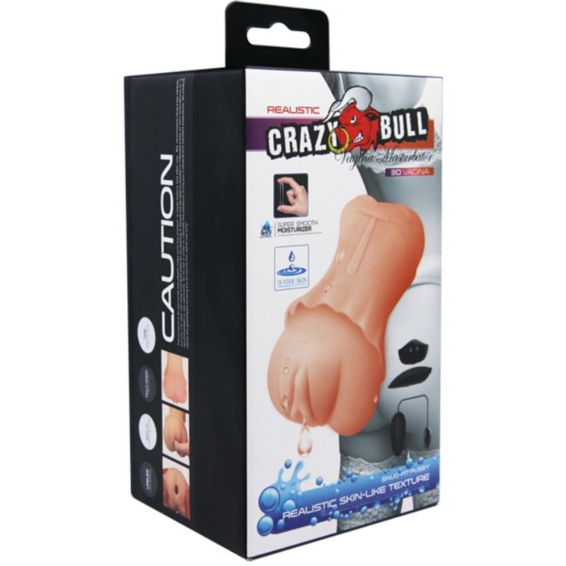 Crazy Bull Water Skin Vagina Masturbador mit Vibrierender Bullet 2