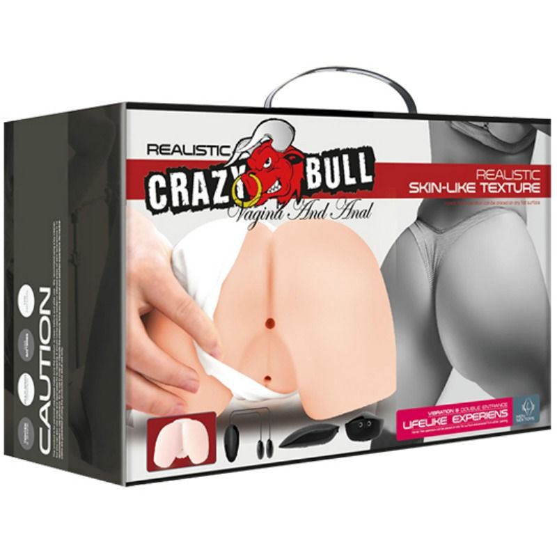 Crazy Bull Realistische Vagina und Anus mit Vibrationsposition 4