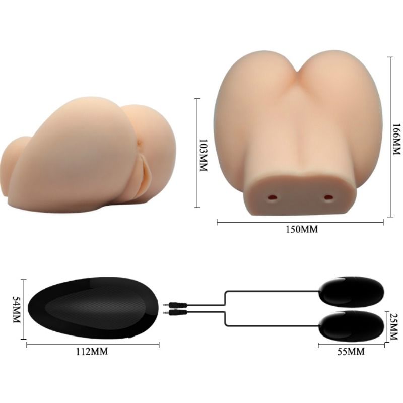 Crazy Bull Realistische Vagina und Anus mit Vibrationsposition 6