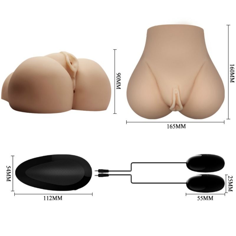 Crazy Bull Realistische Vagina & Anus Mit Vibrationsposition 7