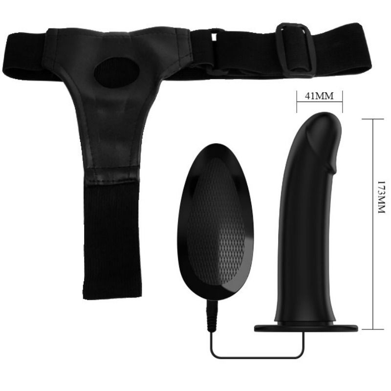 Pretty Love Vito Strap-on Mit Hohlkörper-Dildo Und Vibration 17.3 CM