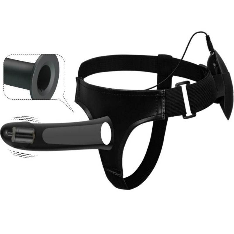 Pretty Love Vito Strap-on Mit Hohlkörper-Dildo Und Vibration 17.3 CM