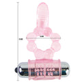 Baile for Him Silikonring 10 Zungenrhythmen mit Rosa Vibration