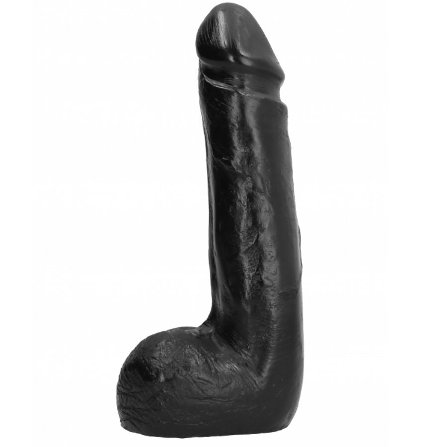 All Black Weicher Schwarzer Realistischer Dildo 20 cm