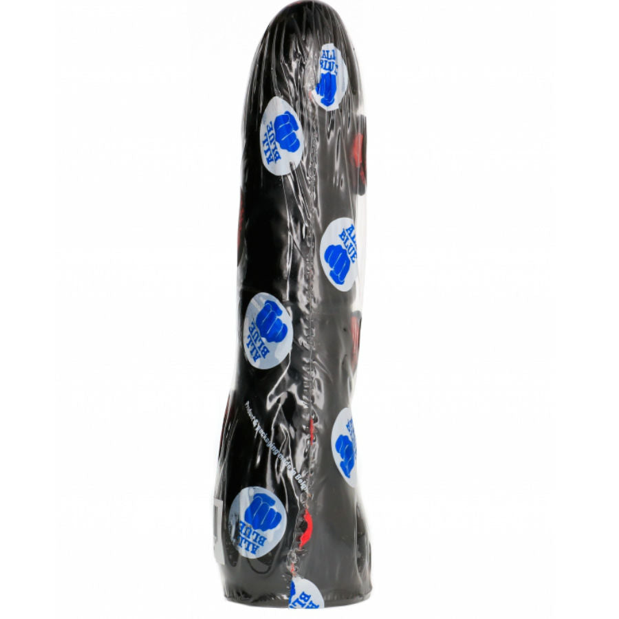 All Black Dildo Schwarz Realistisch 20 cm