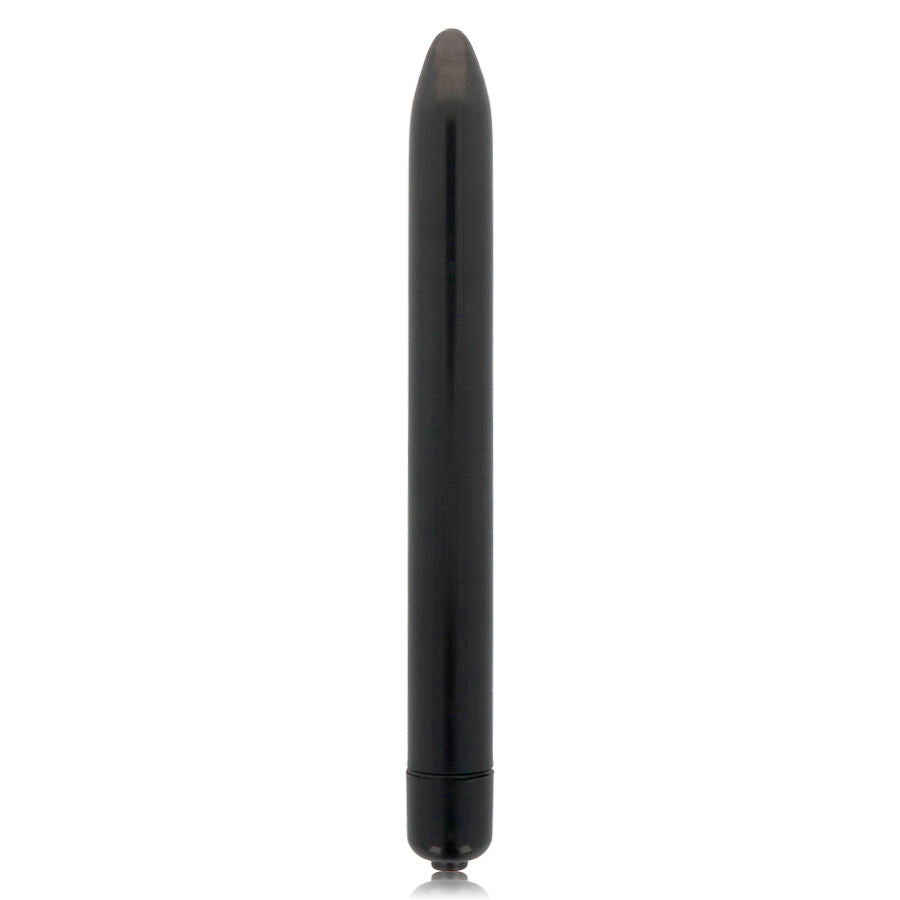 Glossy Schlanker Vibrator Schwarz