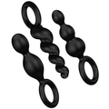 Satisfyer Plugs Analplugs Set 3 ST Schwarz