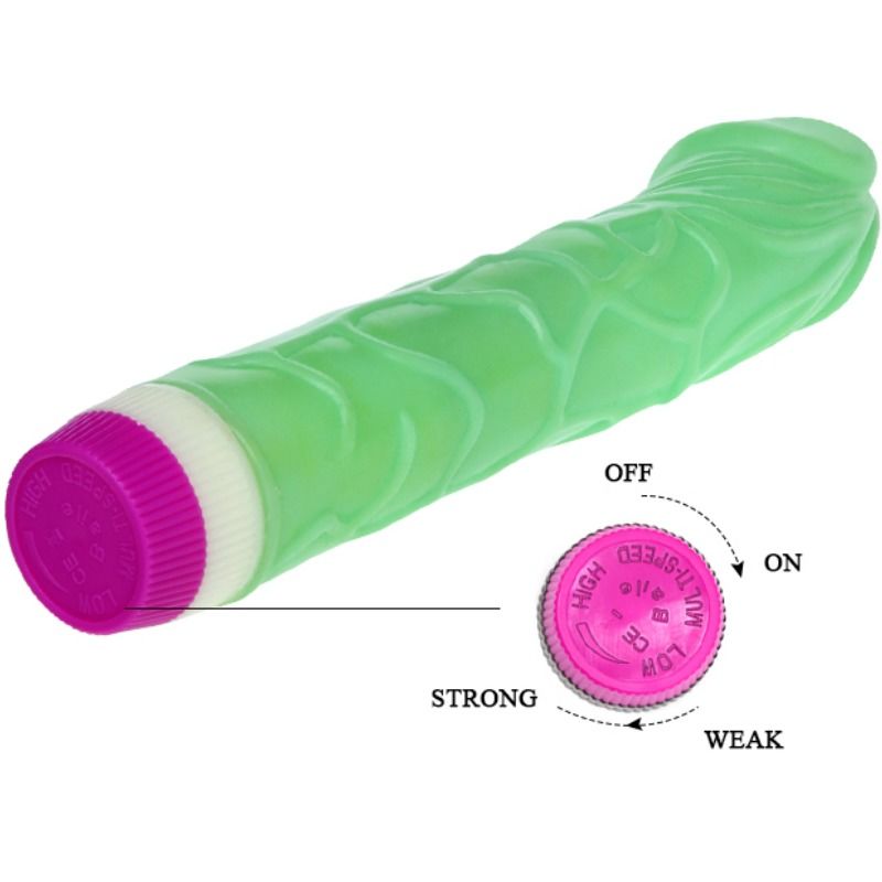 Baile Wellen Des Vergnügens Vibrator 23 CM Grün