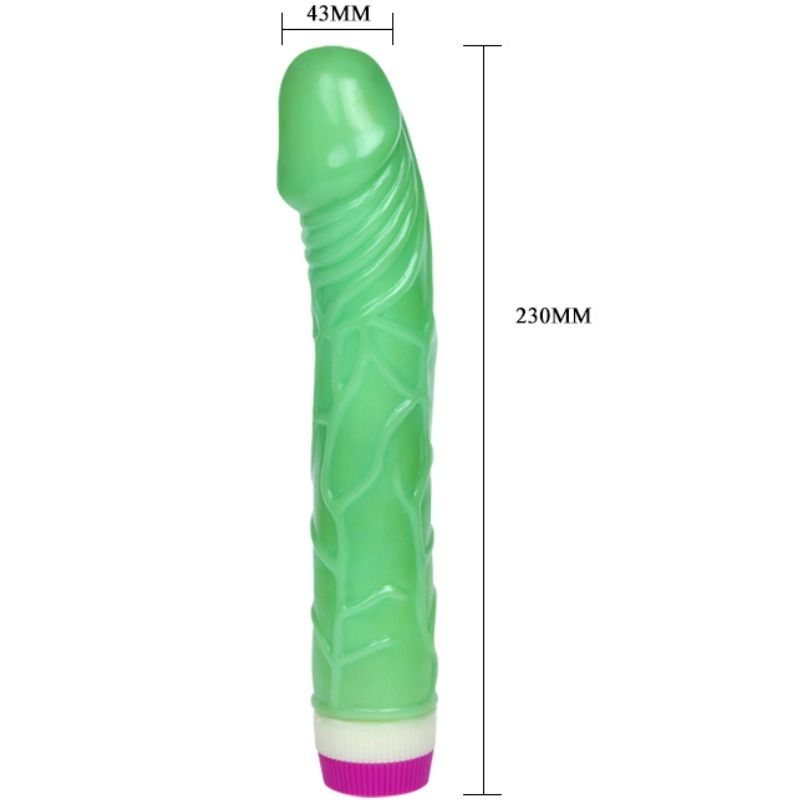 Baile Wellen Des Vergnügens Vibrator 23 CM Grün
