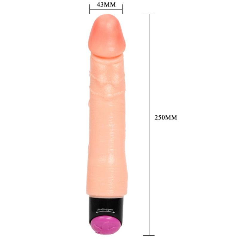 Baile Flexibler Realistischer Vibrator 25 CM
