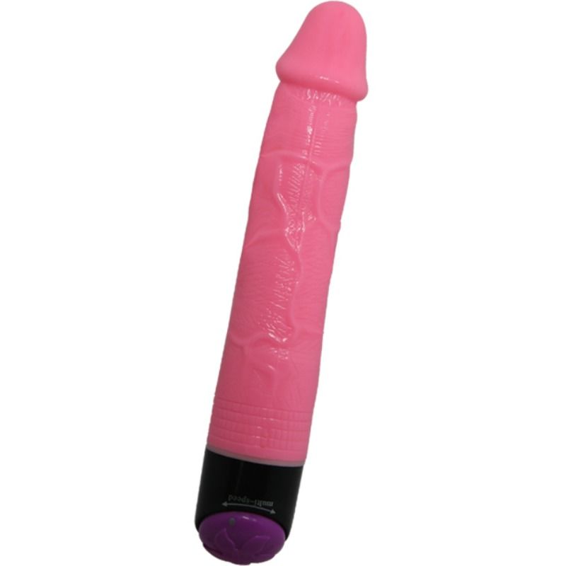 Baile Bunter Sex Realistischer Vibrator Rosa 23 CM