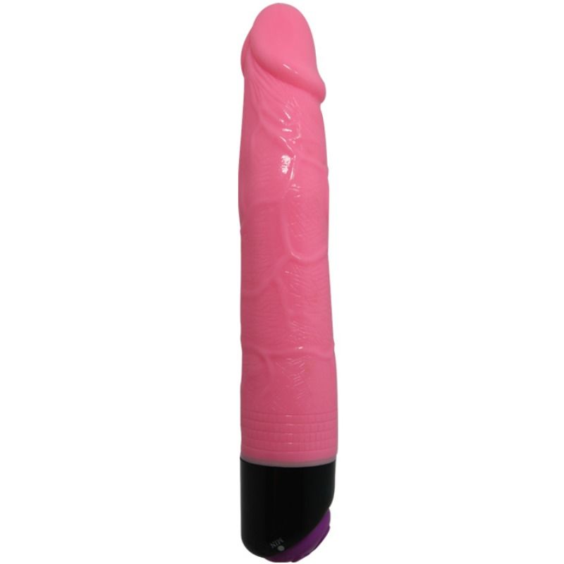 Baile Bunter Sex Realistischer Vibrator Rosa 23 CM
