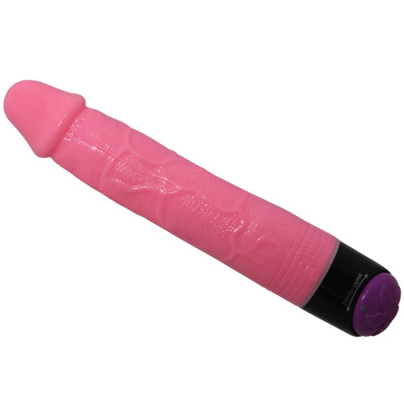 Baile Bunter Sex Realistischer Vibrator Rosa 23 CM