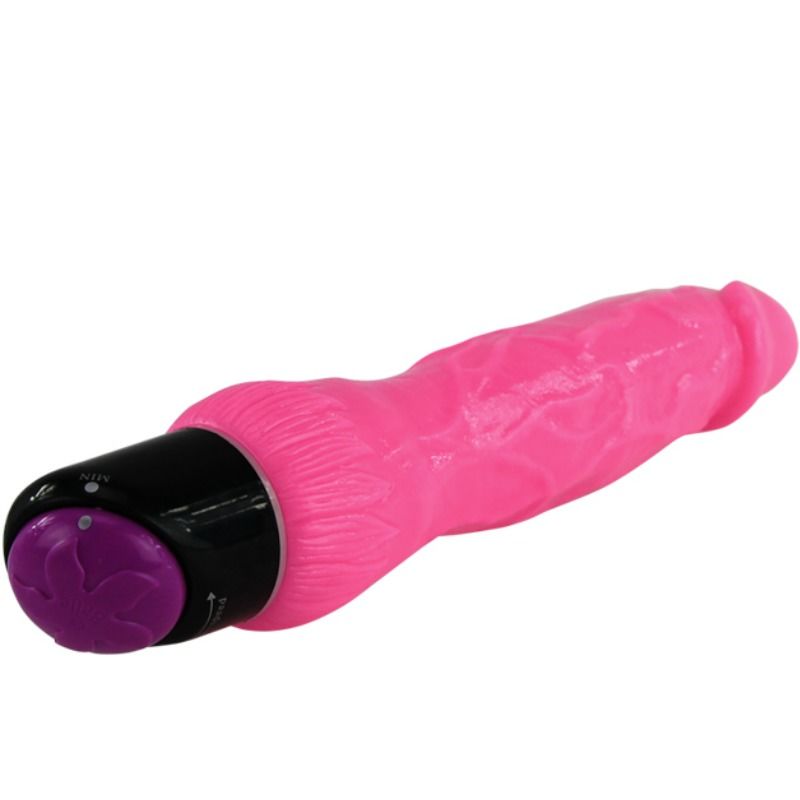 Baile Bunter Sex Realistischer Vibrator Rosa 24 CM
