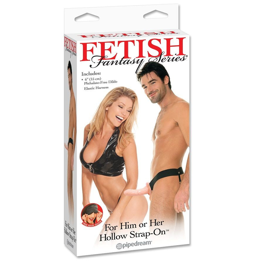 Fetish Fantasy Series Flesh Verstellbares Hohlgeschirr Strap On 15 cm