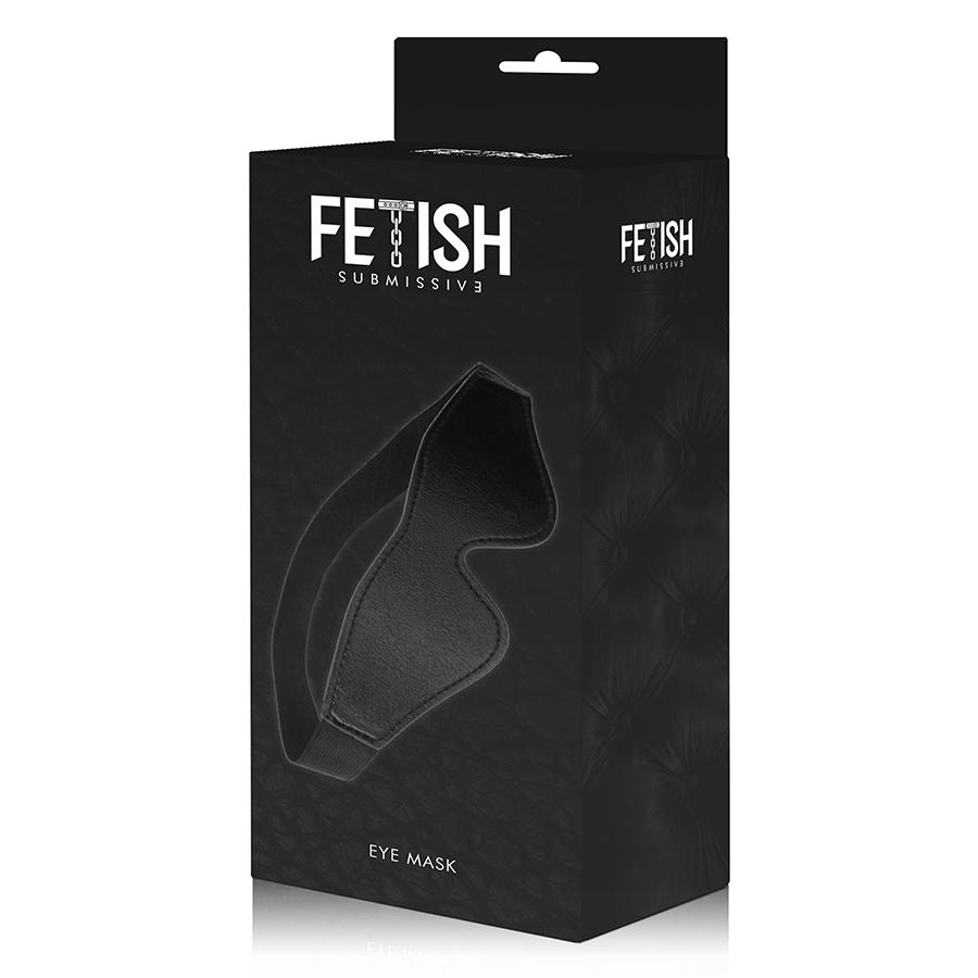 Fetish Submissive Vegane Ledermaske Mit Neopren-Futter