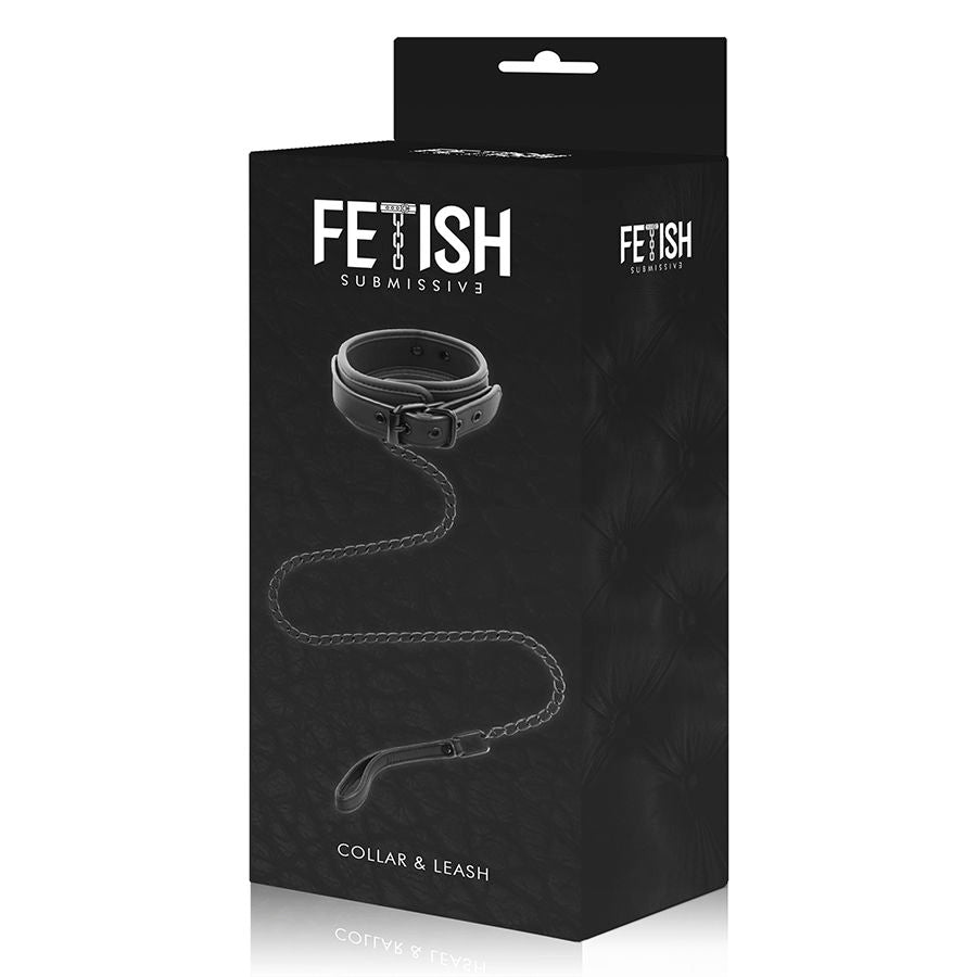 Fetish Submissive Halsband mit Kette Mit Neopren-Futter