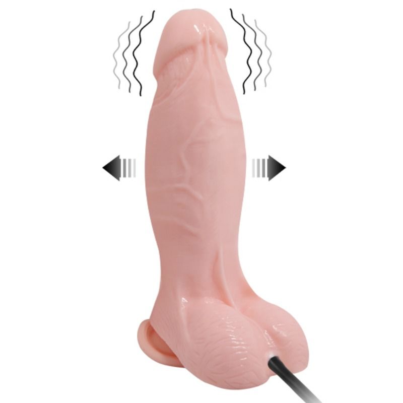 Baile Realistischer Vibrierender Und Aufblasbarer Dildo 18.8 CM