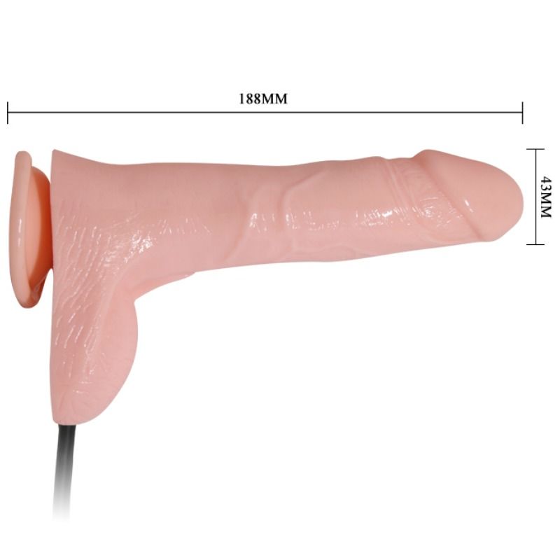 Baile Realistischer Vibrierender Und Aufblasbarer Dildo 18.8 CM