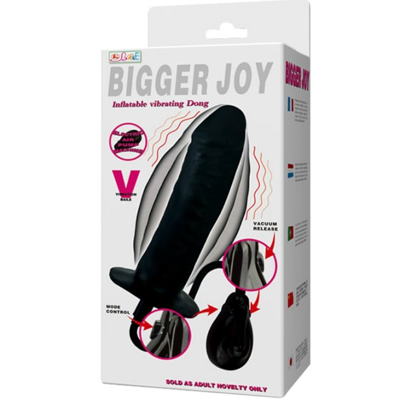 Baile Stimulating Bigger Joy Aufblasbarer Dildo Mit Vibration 16 CM