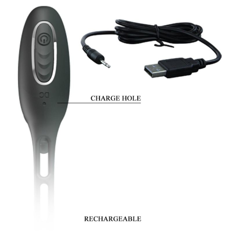 For Him Pretty Love - Penisringe Mit Vibrator-plug