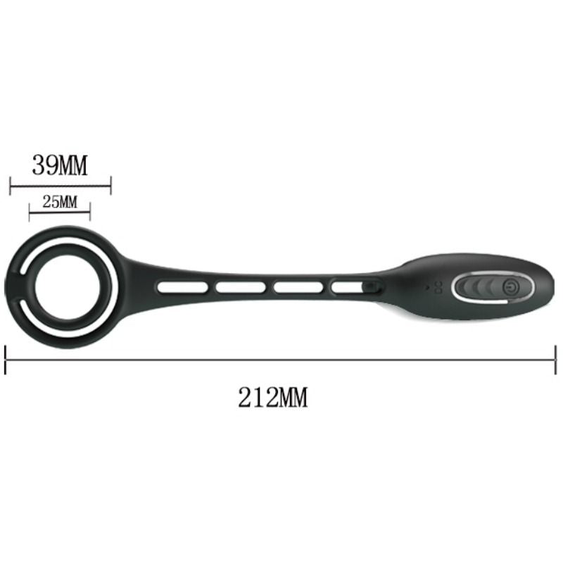 For Him Pretty Love - Penisringe Mit Vibrator-plug