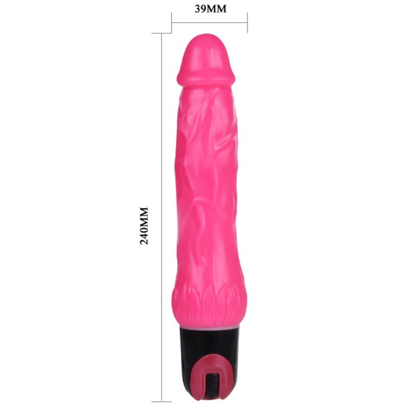 Baile Vibrator Daaply Pleasure Multispeed Rosa