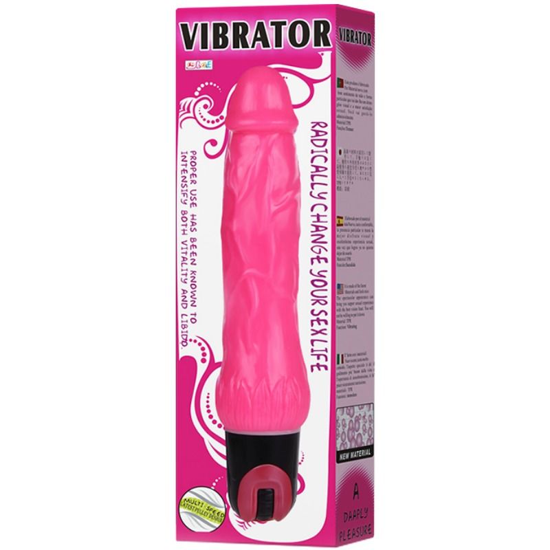 Baile Vibrator Daaply Pleasure Multispeed Rosa