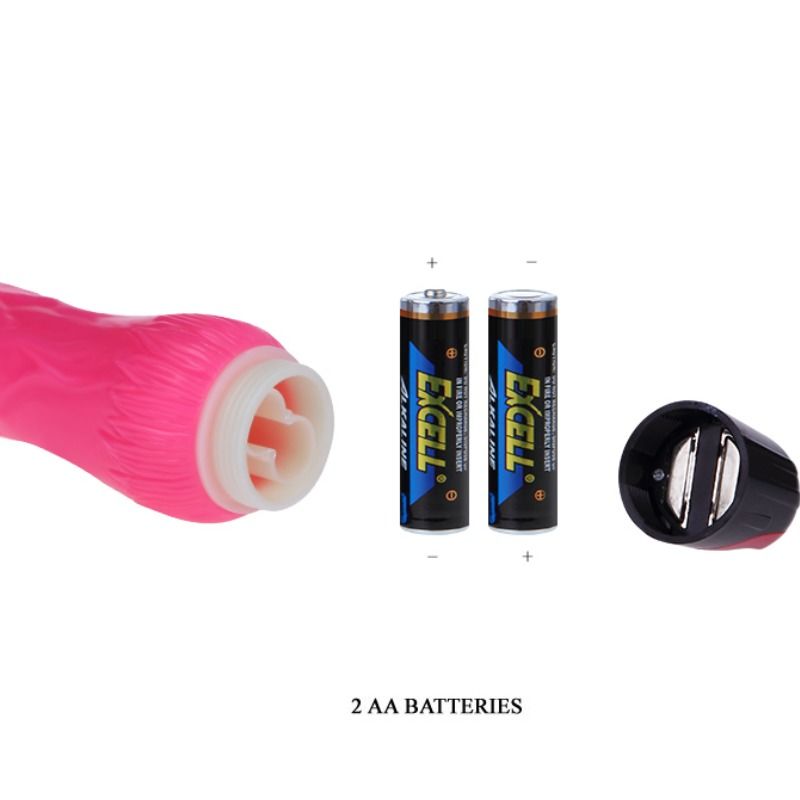 Baile Vibrator Daaply Pleasure Multispeed Rosa