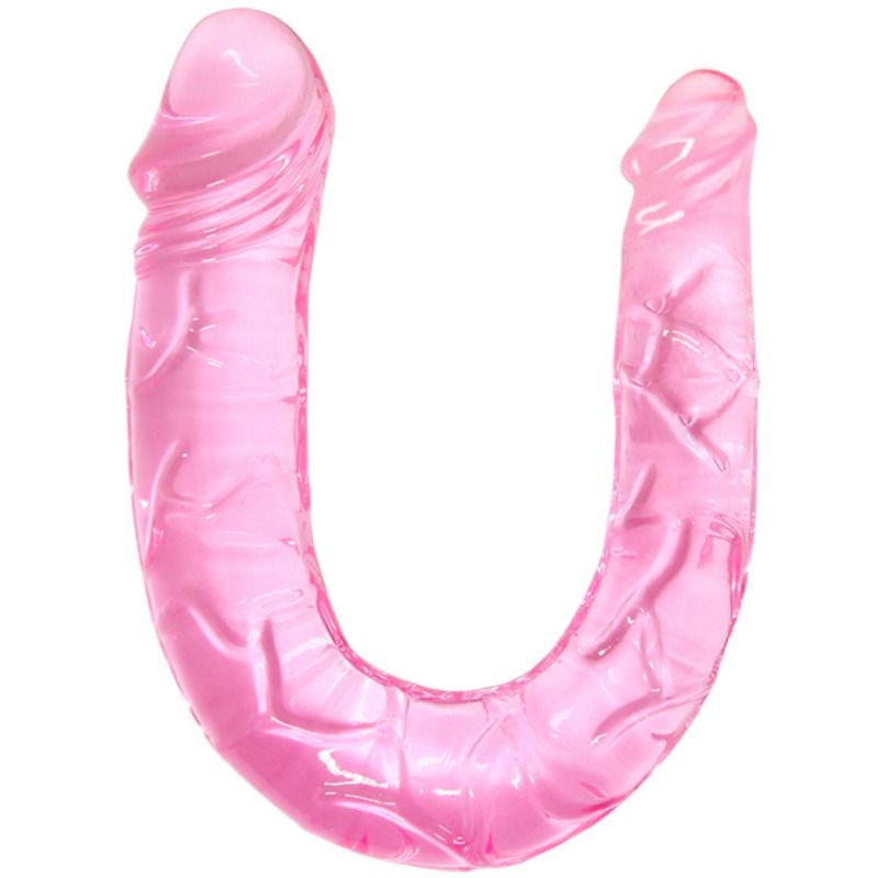 Baile Doppel Dong Doppel Rosa Dildo