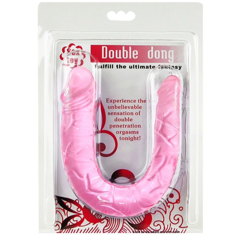 Baile Doppel Dong Doppel Rosa Dildo