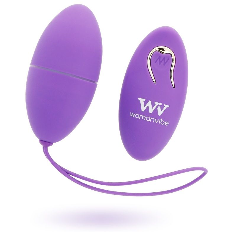 Womanvibe Alsan Egg Remote Control Silikon Lila
